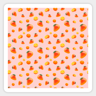 Mango and Orange Sticker